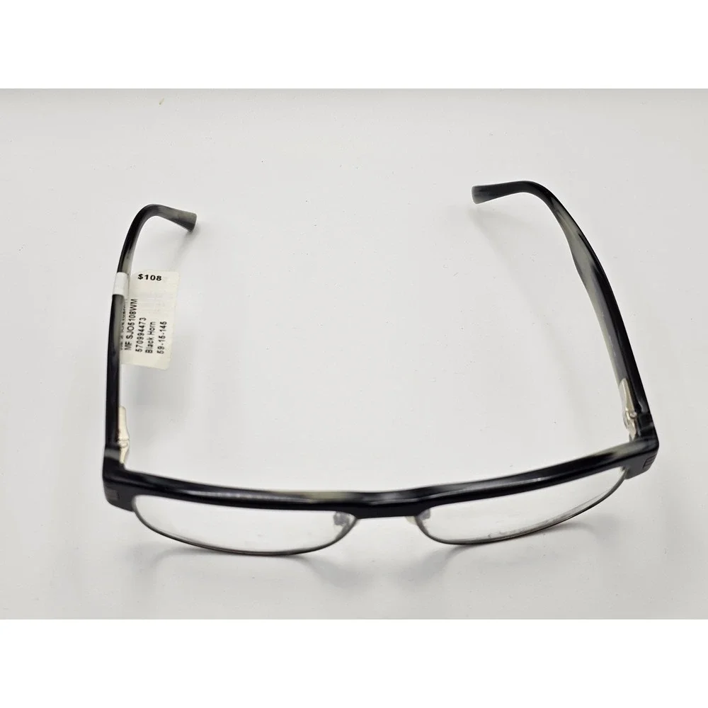 Sean John MF SJO5108WM Black Horn Eyeglass Frames‎ 59 15 145